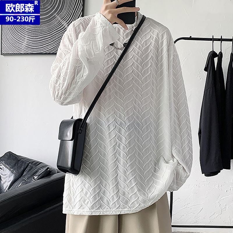 เสื้อยืดผู้ชายอ้วน S-5XL(อกเสื้อ39-51นิ้ว)