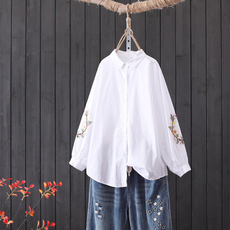 แบบเสื้อสวยๆ เสื้อผ้าฝ้ายลินิน เสื้อเชิ้ตผ้าลินิน