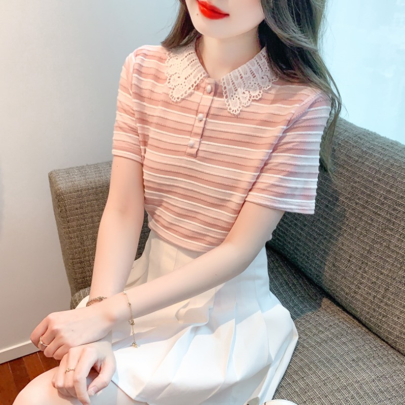 เสื้อผ้าวัยรุ่นเกาหลี เสื้อยืดวัยรุ่นผู้หญิง มีขนาด S M L XL