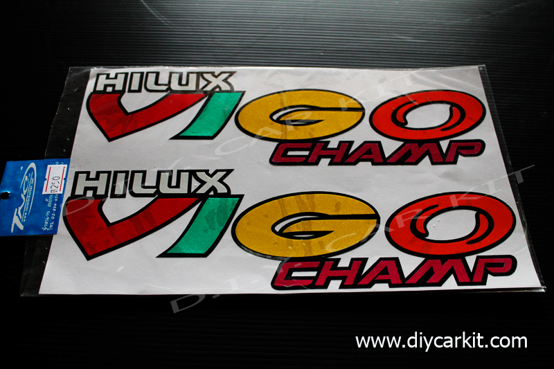 สติ๊กเกอร์สะท้อนแสงติดรถ Vigo Champ