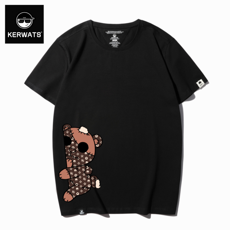 เสื้อยืดผู้ชายอ้วน S-6XL น้ำหนักผู้สวม 50-135 กิโลกรัม