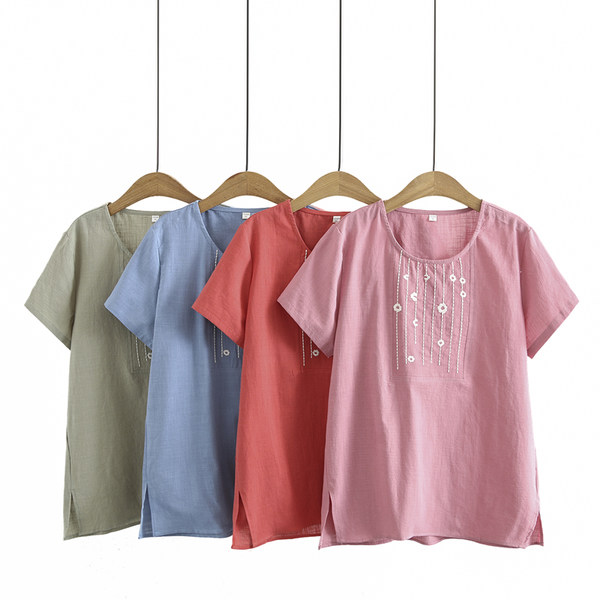 เสื้อลินินสไตล์ผู้ใหญ่ เสื้อคุณแม่ เสื้อผู้ใหญ่ แบรนด์ LININ