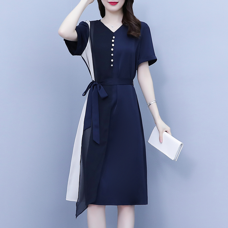 เดรสคนอ้วน เดรสสาวอวบ ชุดเดรสคนอ้วนวัยรุ่น BY PLUS SIZE Girl