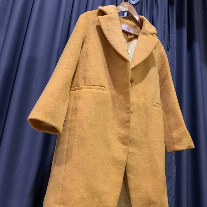 เสื้อโค้ท สไตล์เกาหลี ทรงคลาสสิค ผ้าขนสั้น พร้อมบุซะบใน ใส่ง่ายเข้ากับทุกชุด กันหนาวได้ดี พร้อมส่ง สีเหลือง