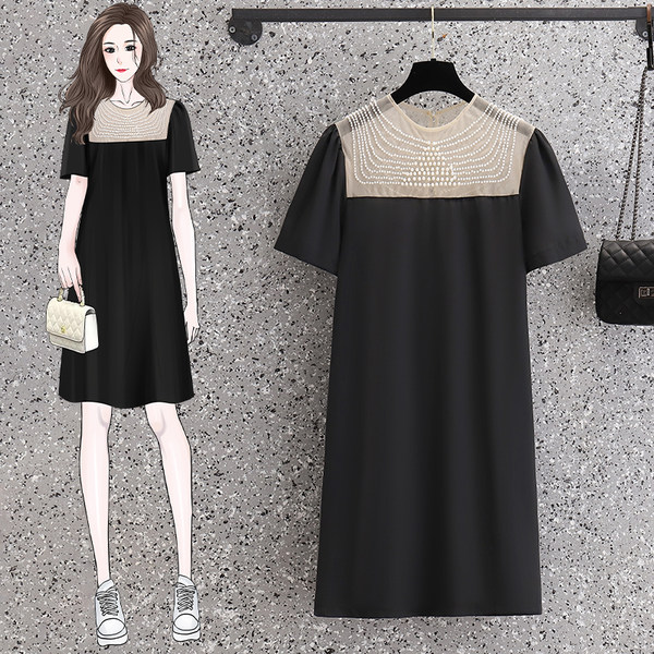เดรสคนอ้วน เดรสสาวอวบ ชุดเดรสคนอ้วนวัยรุ่น BY PLUS SIZE Girl