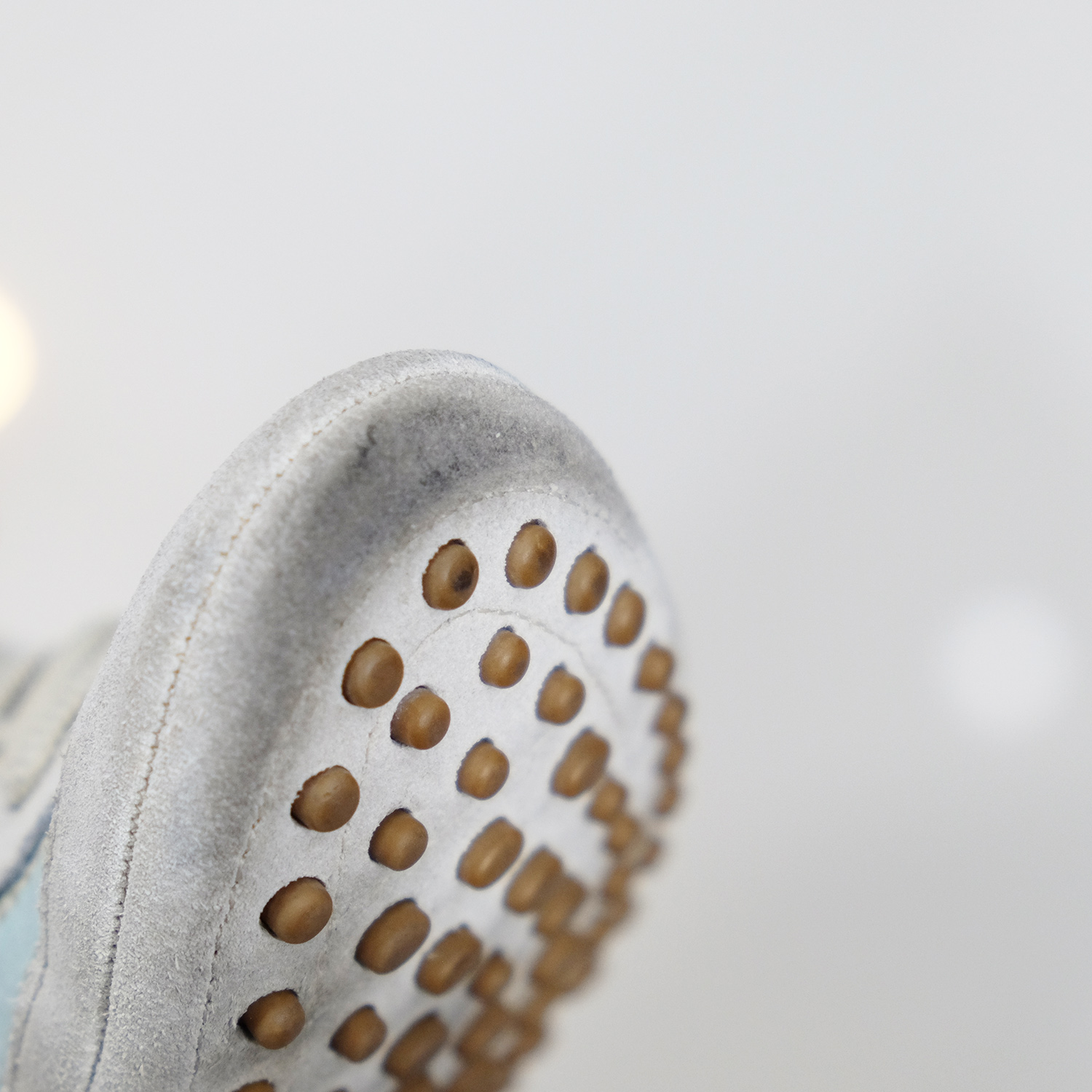 Tod's Beige/Vert "Owens Gommini Allacciato" Sneakers Size 40