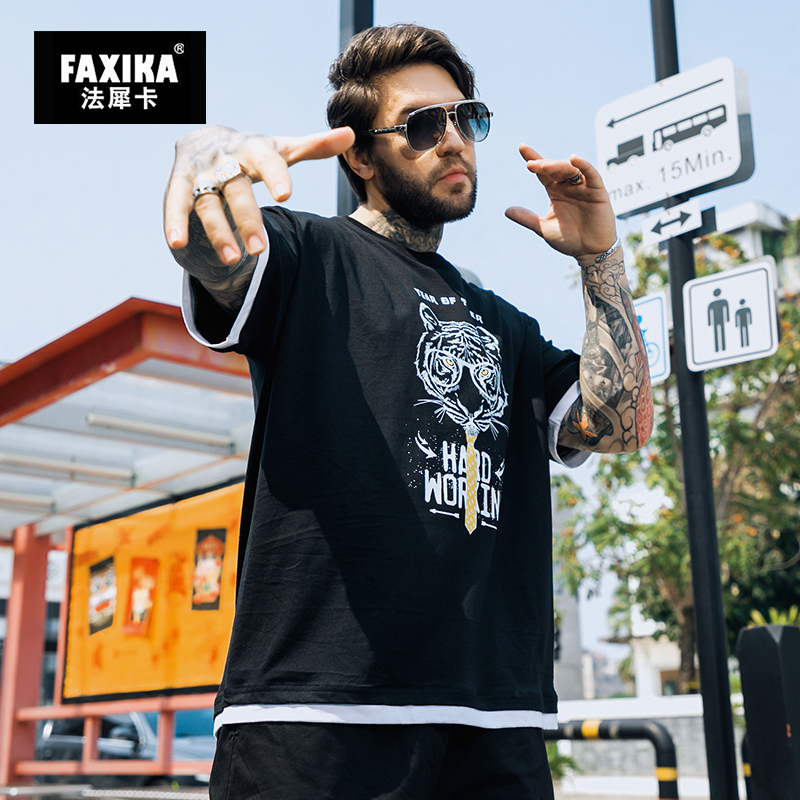 เสื้อยืดผู้ชายอ้วน S-5XL(อกเสื้อ39-51นิ้ว)