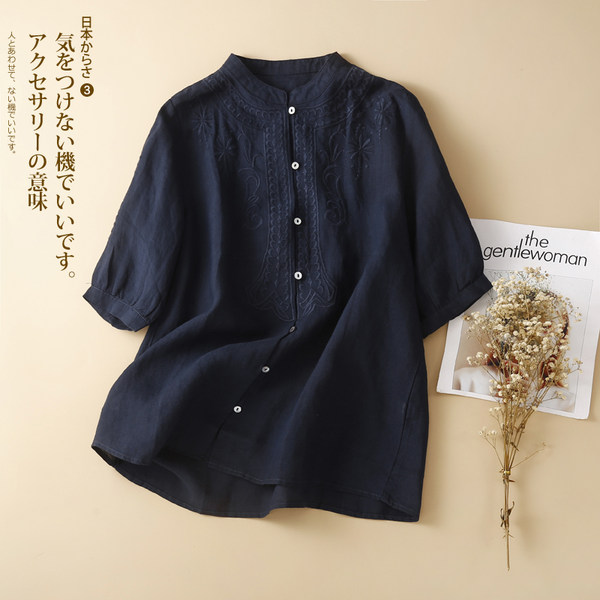 เสื้อลินิน แบบเสื้อสวยๆ เสื้อผ้าฝ้ายลินิน เสื้อเชิ้ตผ้าลินิน BY LININ