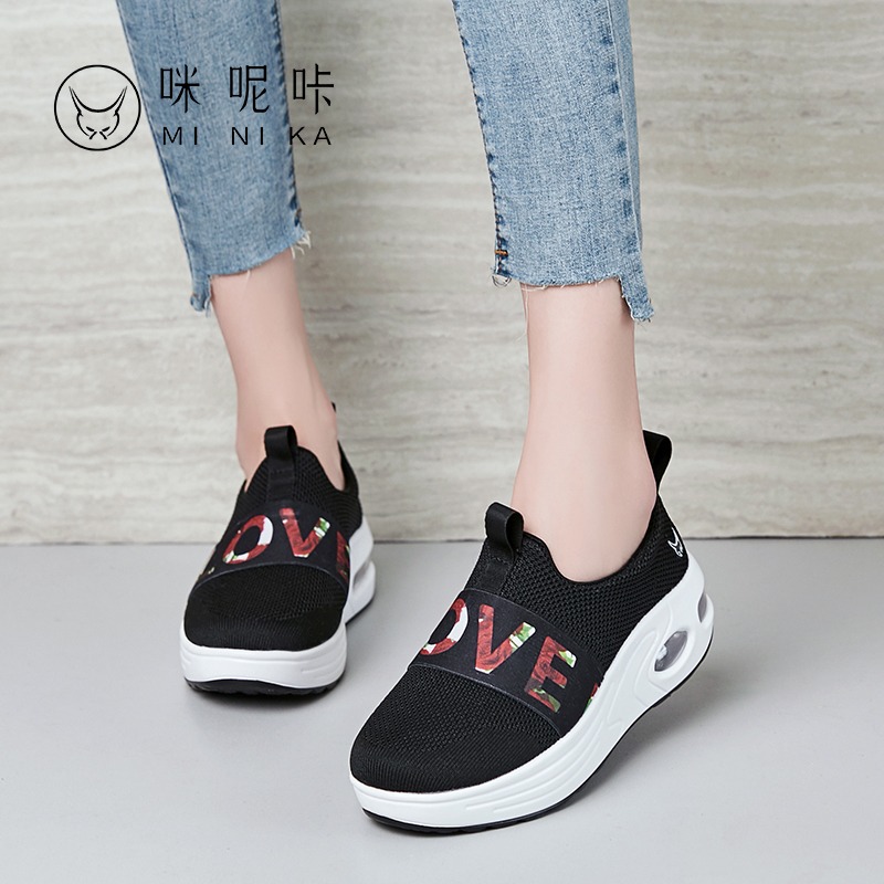 รองเท้าผ้าใบ รองเท้าลำลอง รองเท้าผ้าใบลำลอง รองเท้าแฟชั่นแบบสวม Slipper Shop