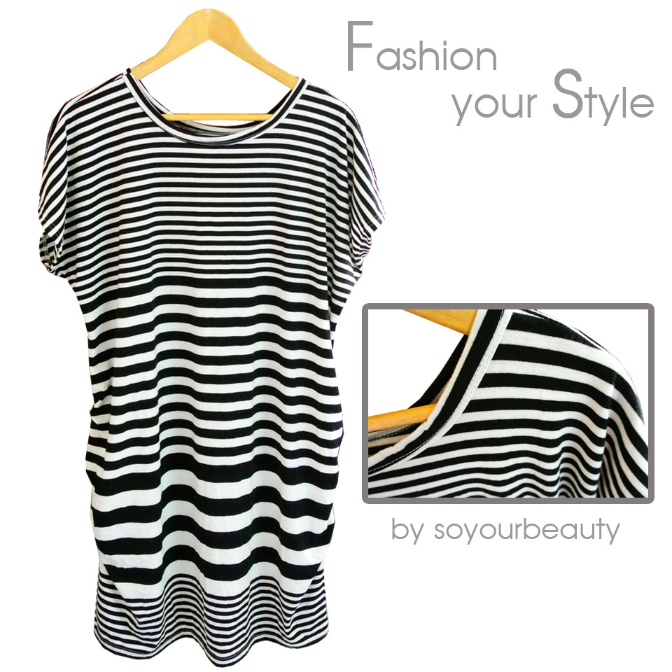 เดรสสั้นไซส์ใหญ่ เนื้อผ้าดีมากๆ ผ้ายืดคอตตอนใส่สบาย