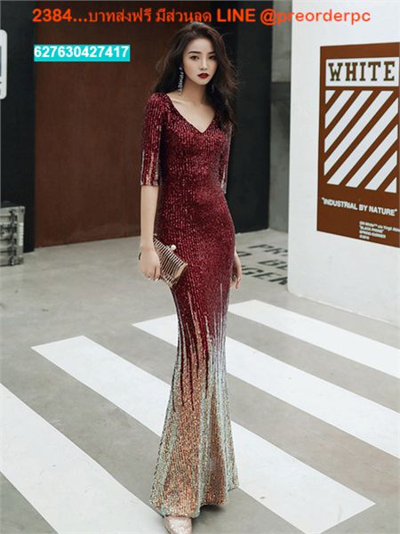 ชุดราตรีสวยๆสีแดง