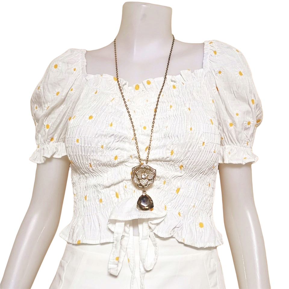 Blouse3892 รวมแบบเสื้อแฟชั่นวัยรุ่น เสื้อครอป เสื้อปาดไหล่ เสื้อสม็อค เสื้อรูดหน้า ผ้าไหมอิตาลี ผ้าชีฟอง งานแฟชั่นประตูน้ำ