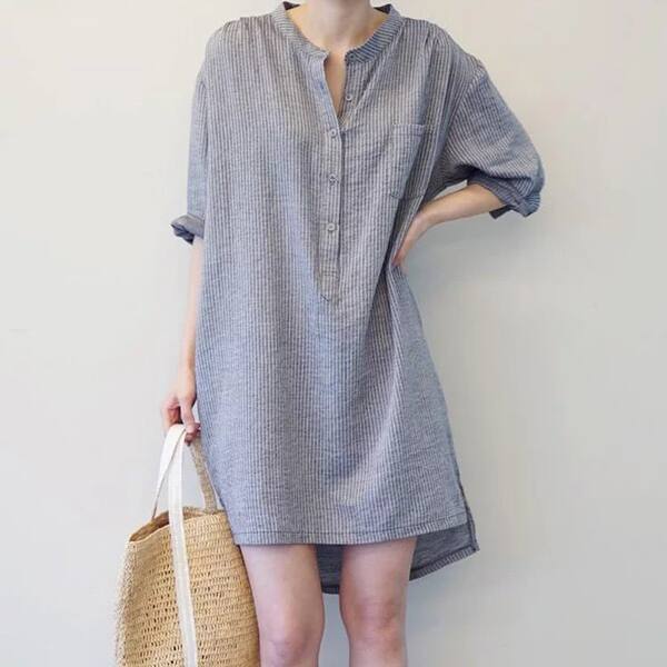เสื้อลินิน แบบเสื้อสวยๆ เสื้อผ้าฝ้ายลินิน เสื้อเชิ้ตผ้าลินิน BY LININ