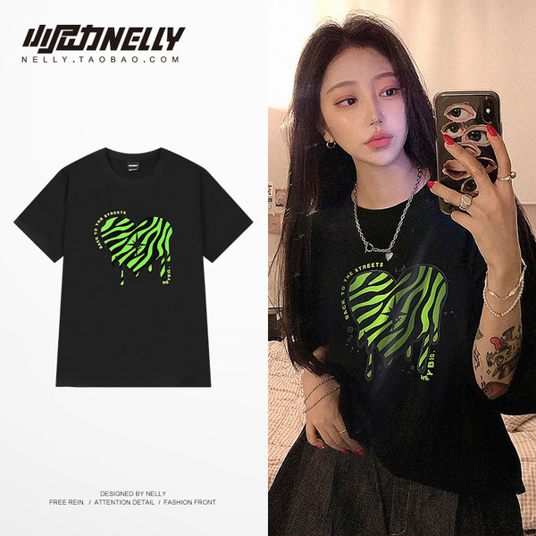 เสื้อยืดคอกลม ผู้ชาย เสื้อยืดผู้ชายเกาหลี เสื้อยืดเกาหลี แบรนด์ NELLY