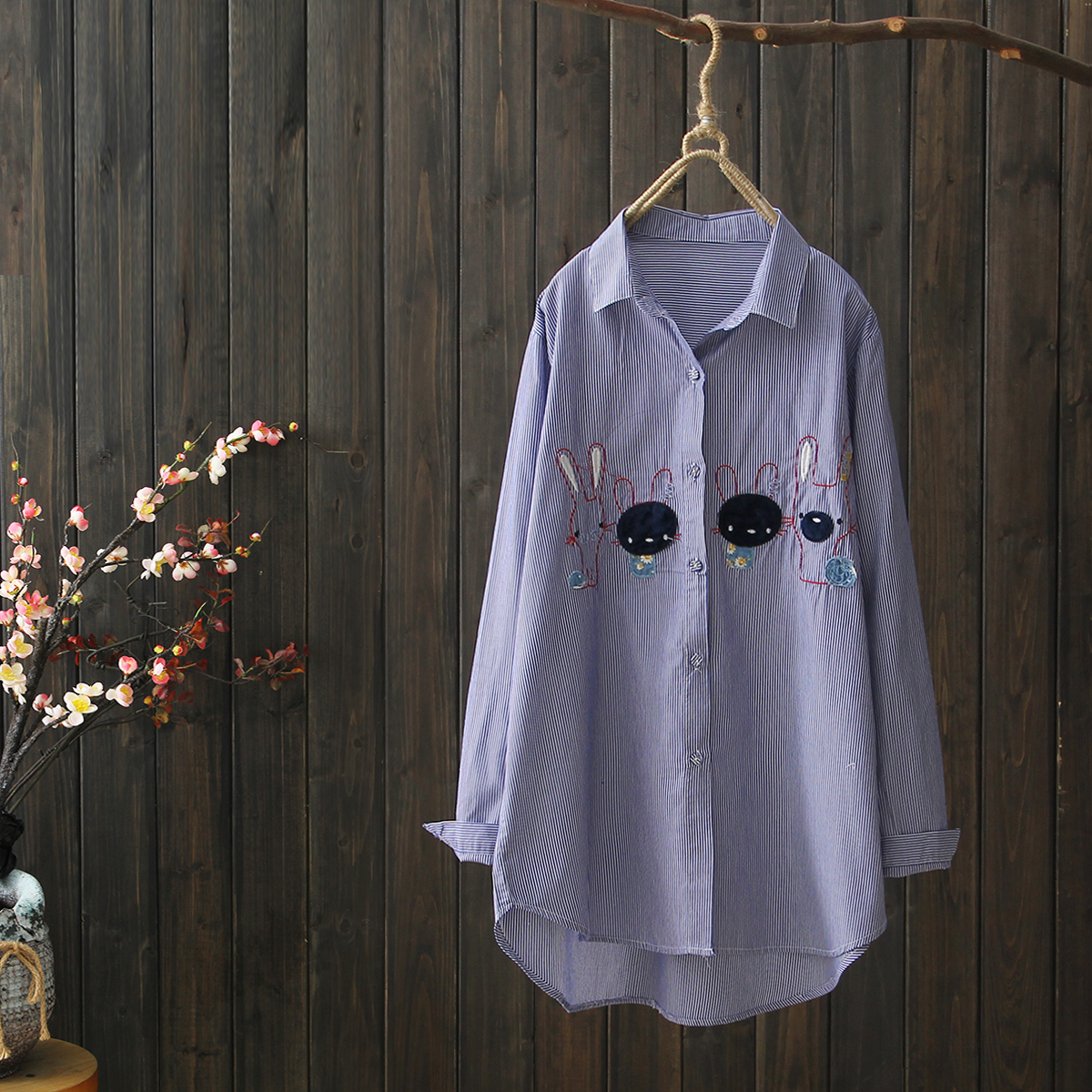 เสื้อเชิ้ตตัวใหญ่ไซส์เดียว อก 100เซนติเมตรขึ้นไปหรือประมาณ40-42นิ้ว