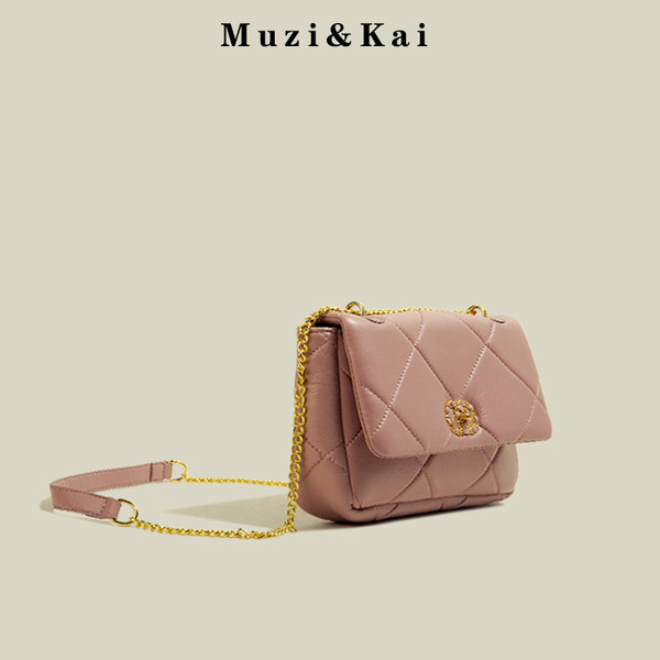 กระเป๋าสะพายข้างผู้หญิง กระเป๋าสะพายสไตล์เกาหลี By Muzi&Kai
