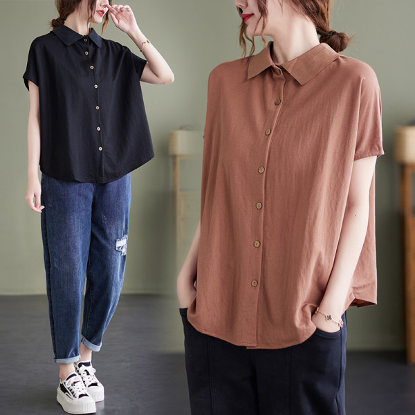 เสื้อลินิน แบบเสื้อสวยๆ เสื้อผ้าฝ้ายลินิน เสื้อเชิ้ตผ้าลินิน BY LININ