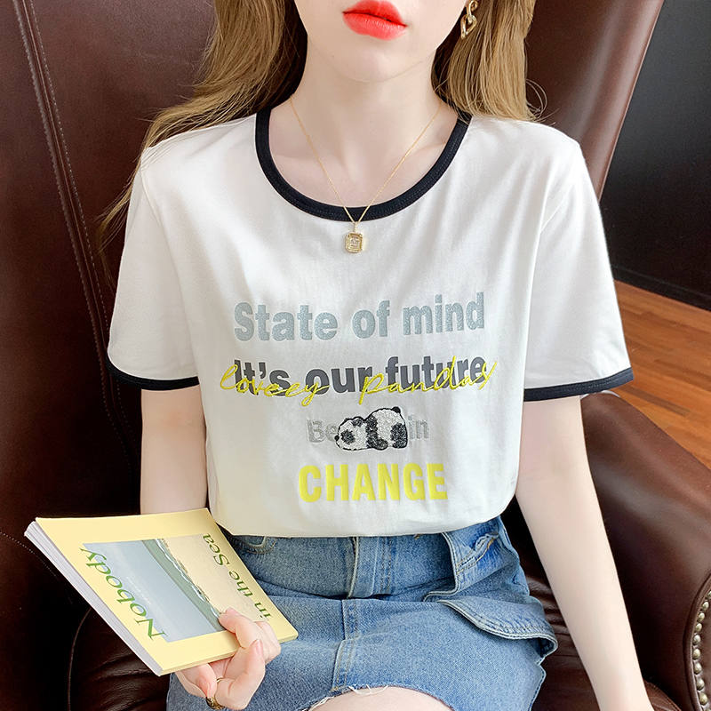 เสื้อยืดวัยรุ่นน่ารักๆ เสื้อวัยรุ่นแขนสั้น เสื้อผ้าวัยรุ่นเกาหลี แบรนด์ Wiyike