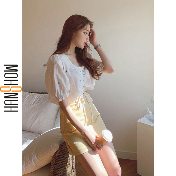 เสื้อแฟชั่น2020 เสื้อผ้าวัยรุ่น เดรส เสื้อผ้าสไตล์เกาหลี By HANS Moran High-End