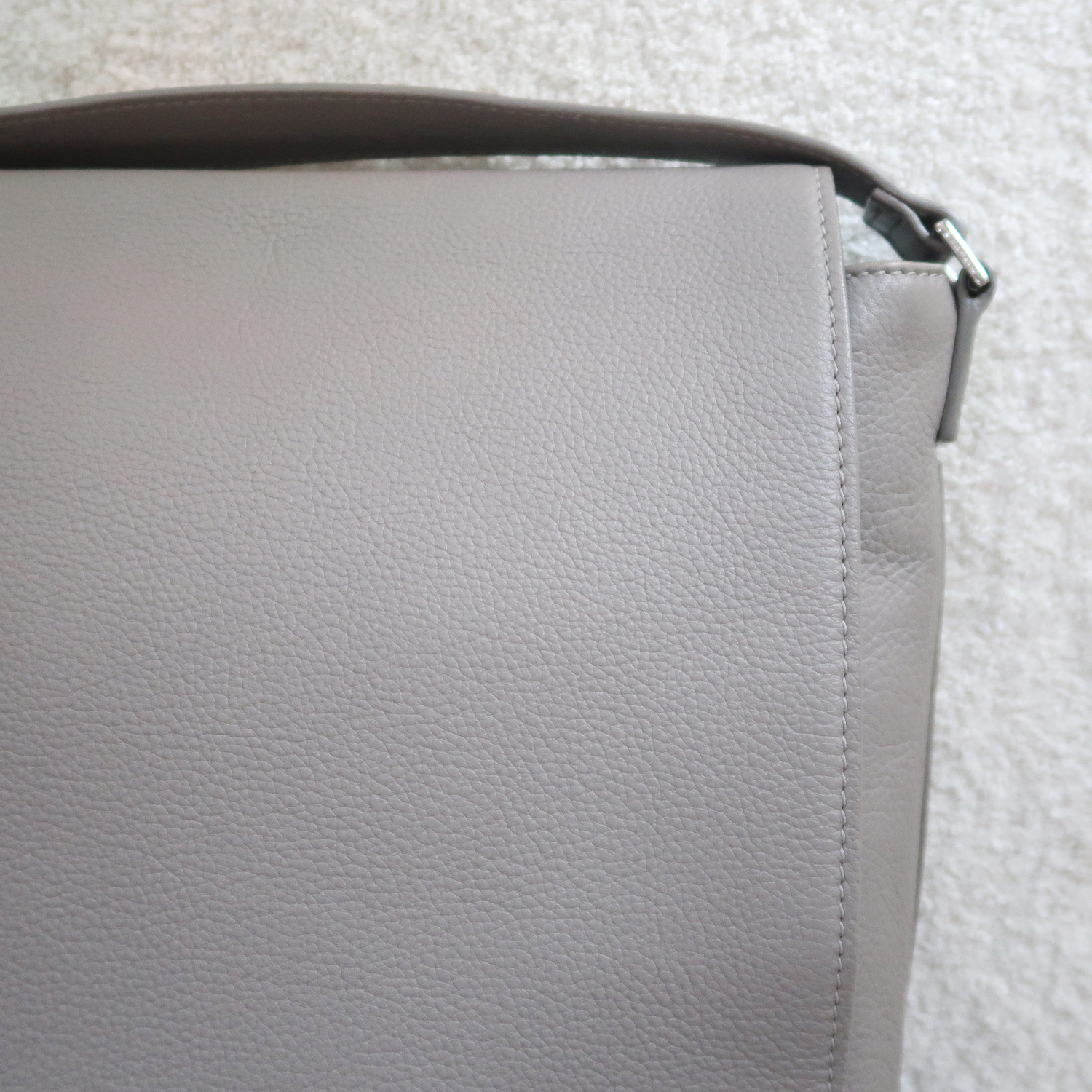 Dior Homme Grey Calfskin Messenger Bag