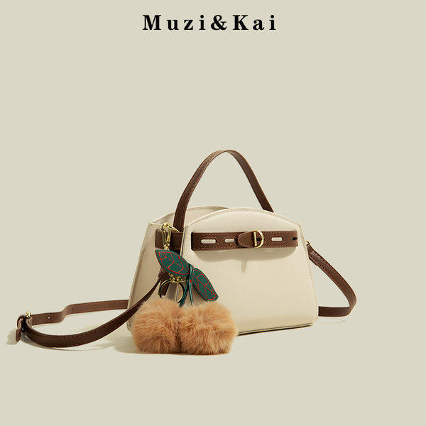 กระเป๋าสะพายข้างผู้หญิง กระเป๋าสะพายสไตล์เกาหลี By Muzi&Kai