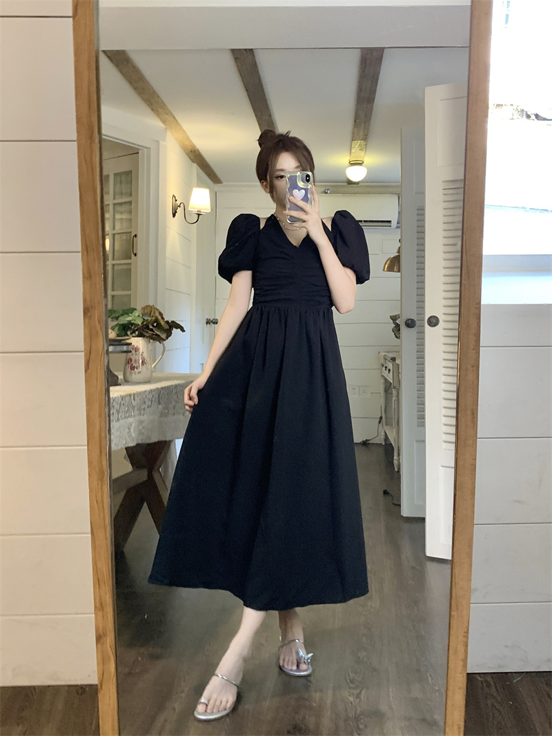 เดรสแขนสั้น มีไซส์ L-4XLอก 38-47 นิ้ว ใส่ได้ทั้งสาวหุ่นดีน่ารักจนถึงสาวอวบพลัสไซส์ จัดส่งฟรี! ทักแชทสั่งซื้อ