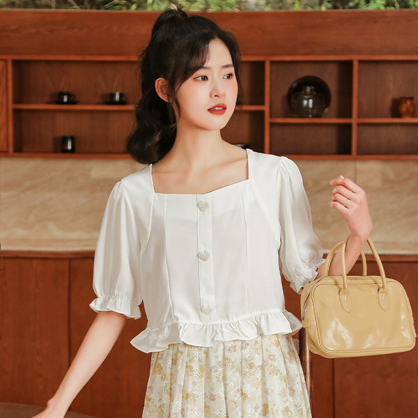 เสื้อชีฟองเกาหลี เสื้อชีฟองสวยๆ