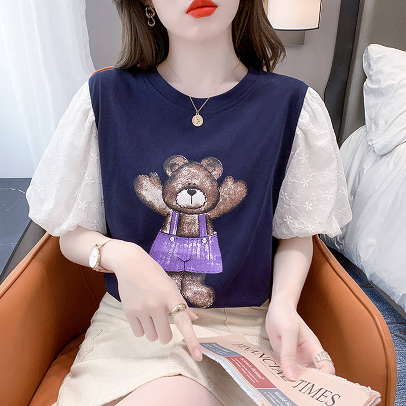 เสื้อยืดวัยรุ่นน่ารักๆ เสื้อวัยรุ่นแขนสั้น เสื้อผ้าวัยรุ่นเกาหลี แบรนด์ Wiyike