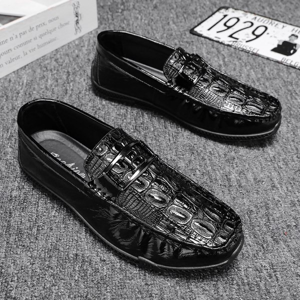 รองเท้าหนังผู้ชาย มีไซส์39-44 รองเท้าโลฟเฟอร์ชาย Slip-On Shoes