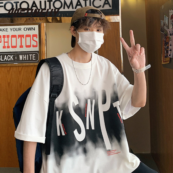 เสื้อยืดคอกลม ผู้ชาย เสื้อยืดผู้ชายเกาหลี เสื้อยืดเกาหลี แบรนด์ NELLY
