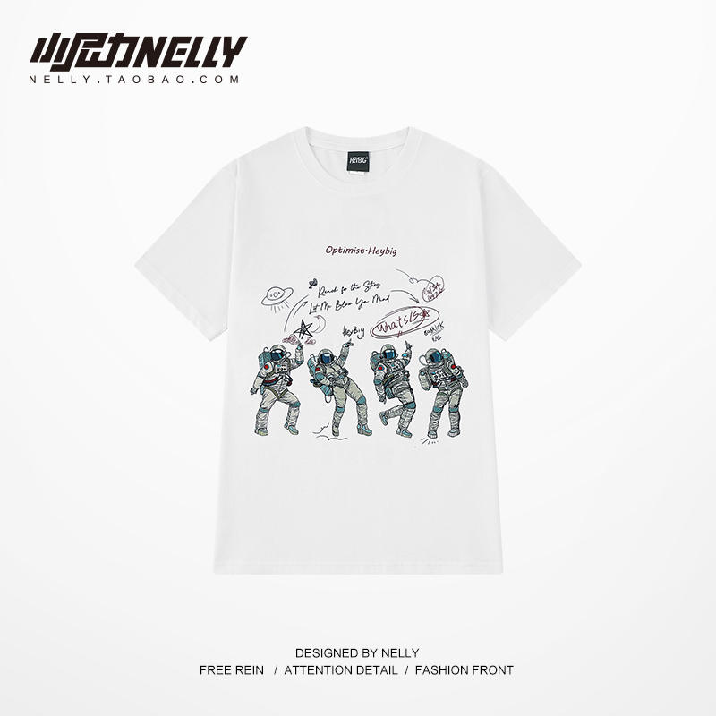 เสื้อยืดคอกลม ผู้ชาย เสื้อยืดผู้ชายเกาหลี เสื้อยืดเกาหลี แบรนด์ NELLY