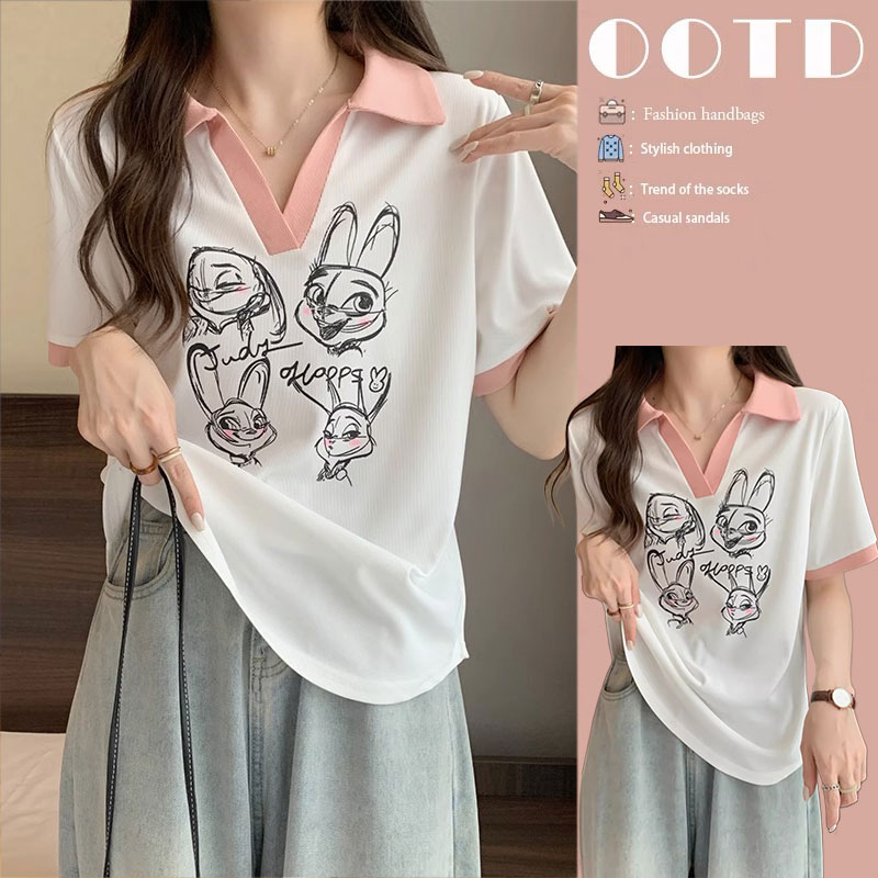 เสื้อยืดคนอ้วนแบบโอเวอร์ไซส์แบบ ulzzang fashion สนใจทักแชท