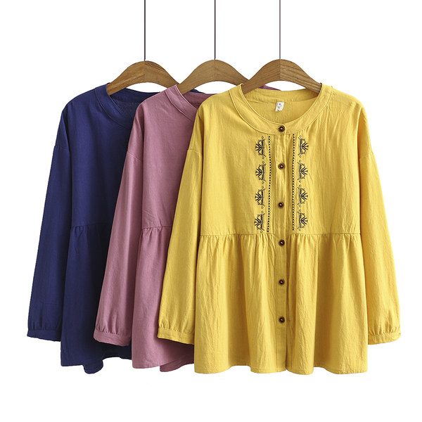 เสื้อลินินสไตล์ผู้ใหญ่ เสื้อคุณแม่ เสื้อผู้ใหญ่ แบรนด์ LININ