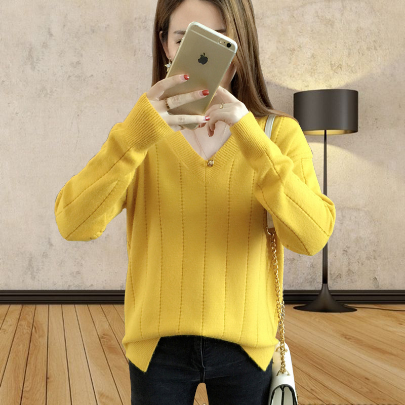 Sweater เสื้อสเวทเตอร์ไหมพรม แขนยาว เนื้อนุ่ม ใส่สบายยืดได้เยอะ พร้อมส่ง