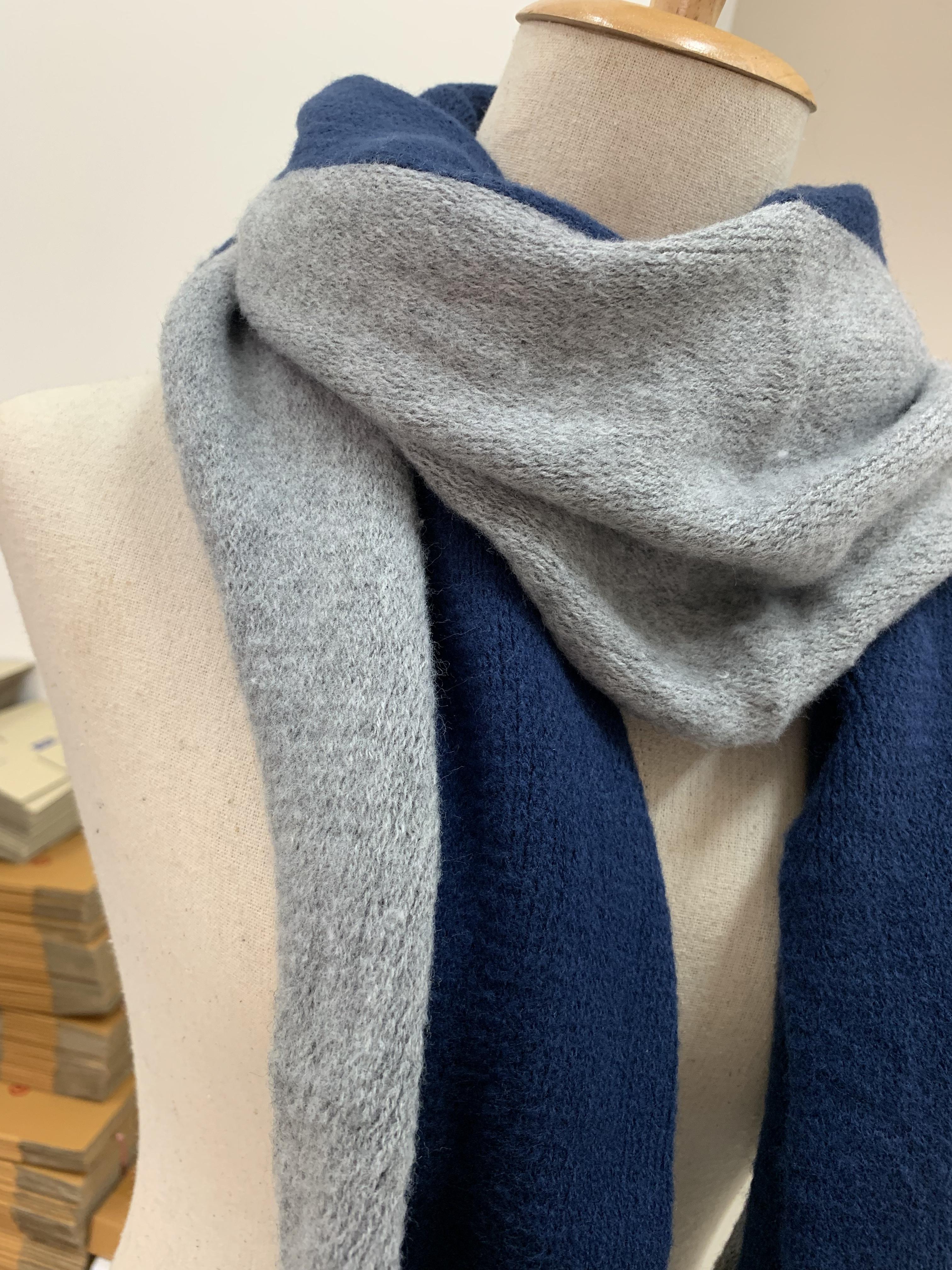 ผ้าพันคอไหมพรม ผืนใหญ่ สไตล์เกาหลี ผ้านุ่ม ใส่ได้ทั้งผู้ชายและผู้หญิง พร้อมส่ง same pic