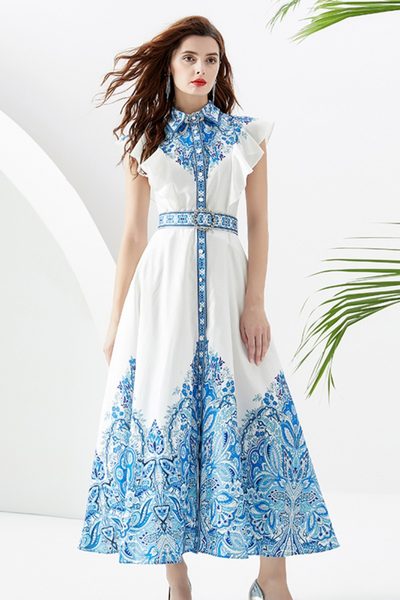 ชุดเดรสยาวสวยๆ ชุดเดรสยาวใส่สบาย ใส่ทำงาน