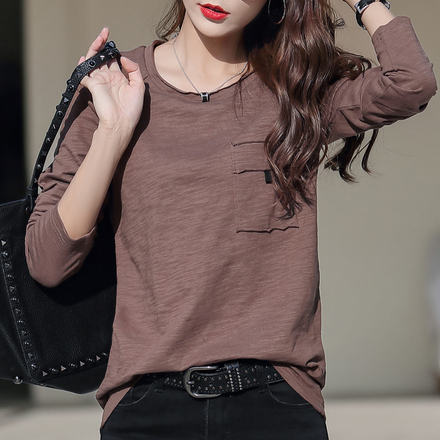 เสื้อยืดแขนยาวแฟชั่น เสื้อยืด T-shirt แขนยาว