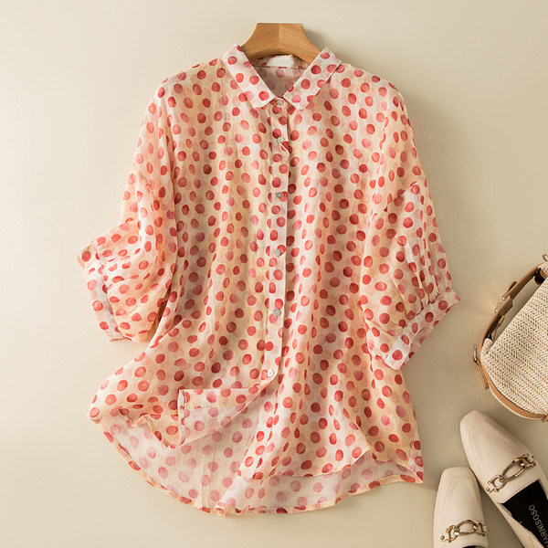 เสื้อลินิน แบบเสื้อสวยๆ เสื้อผ้าฝ้ายลินิน เสื้อเชิ้ตผ้าลินิน BY LININ
