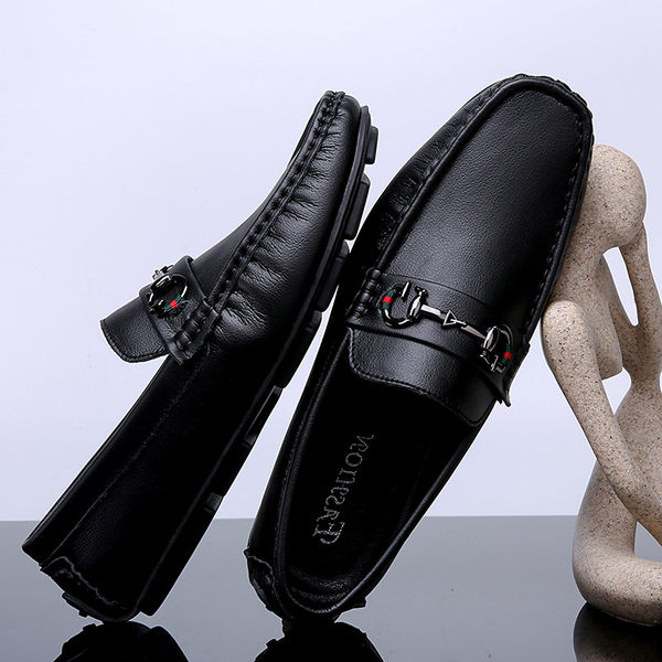 รองเท้าหนังผู้ชาย มีไซส์39-44 รองเท้าโลฟเฟอร์ชาย Slip-On Shoes