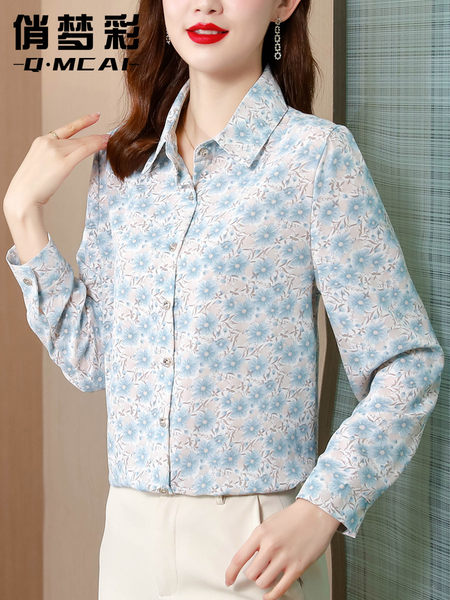 เสื้อเชิ้ต เสื้อเชิ้ตชีฟอง ลายสวยๆฟรีค่าส่ง