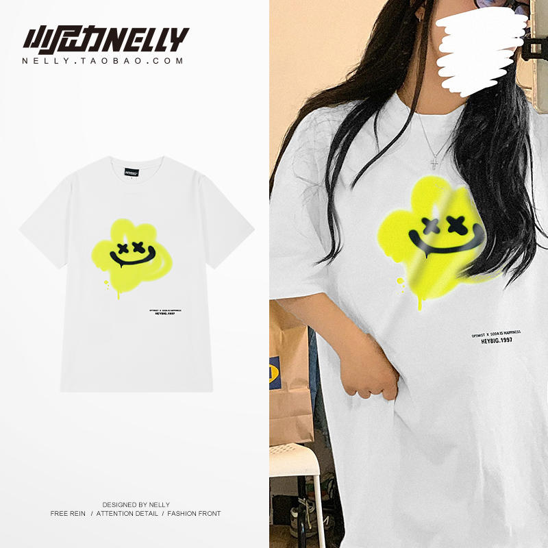 เสื้อยืดคอกลม ผู้ชาย เสื้อยืดผู้ชายเกาหลี เสื้อยืดเกาหลี แบรนด์ NELLY
