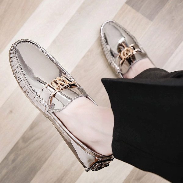 รองเท้าหนังผู้ชาย มีไซส์39-44 รองเท้าโลฟเฟอร์ชาย Slip-On Shoes