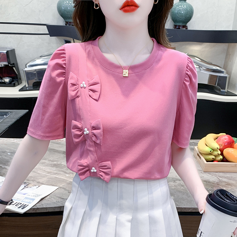 เสื้อผ้าวัยรุ่นเกาหลี เสื้อยืดวัยรุ่นผู้หญิง มีขนาด S M L XL