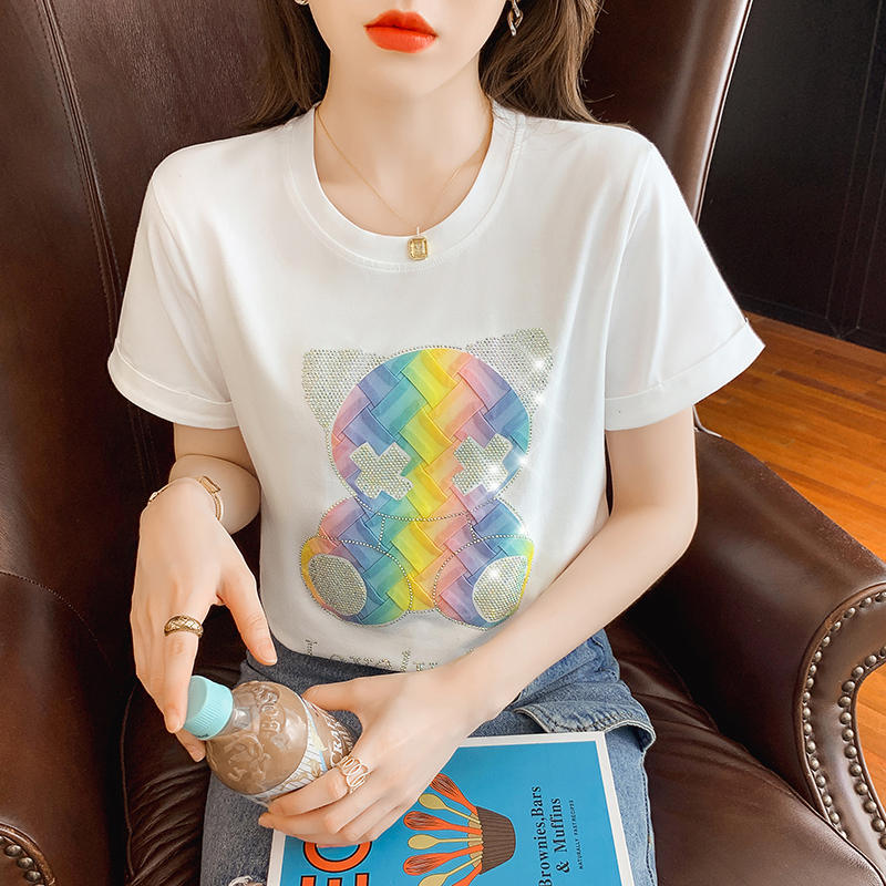 เสื้อยืดวัยรุ่นน่ารักๆ เสื้อวัยรุ่นแขนสั้น เสื้อผ้าวัยรุ่นเกาหลี แบรนด์ Wiyike