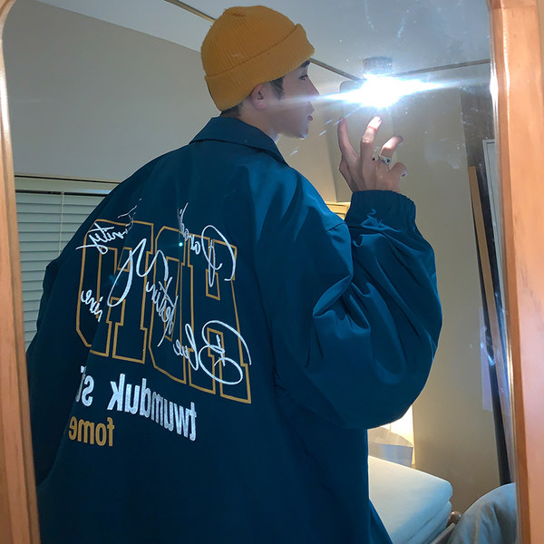 เสื้อแจ็คเก็ตเบสบอล เสื้อคลุม เสื้อแขนยาวสไตล์เกาหลี