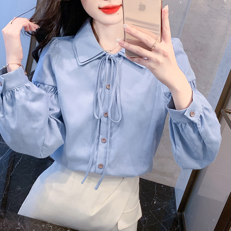 เสื้อเชิ้ตผู้หญิงใส่ทํางาน 390 บาทต่อชิ้น ฟรีค่าจัดส่ง