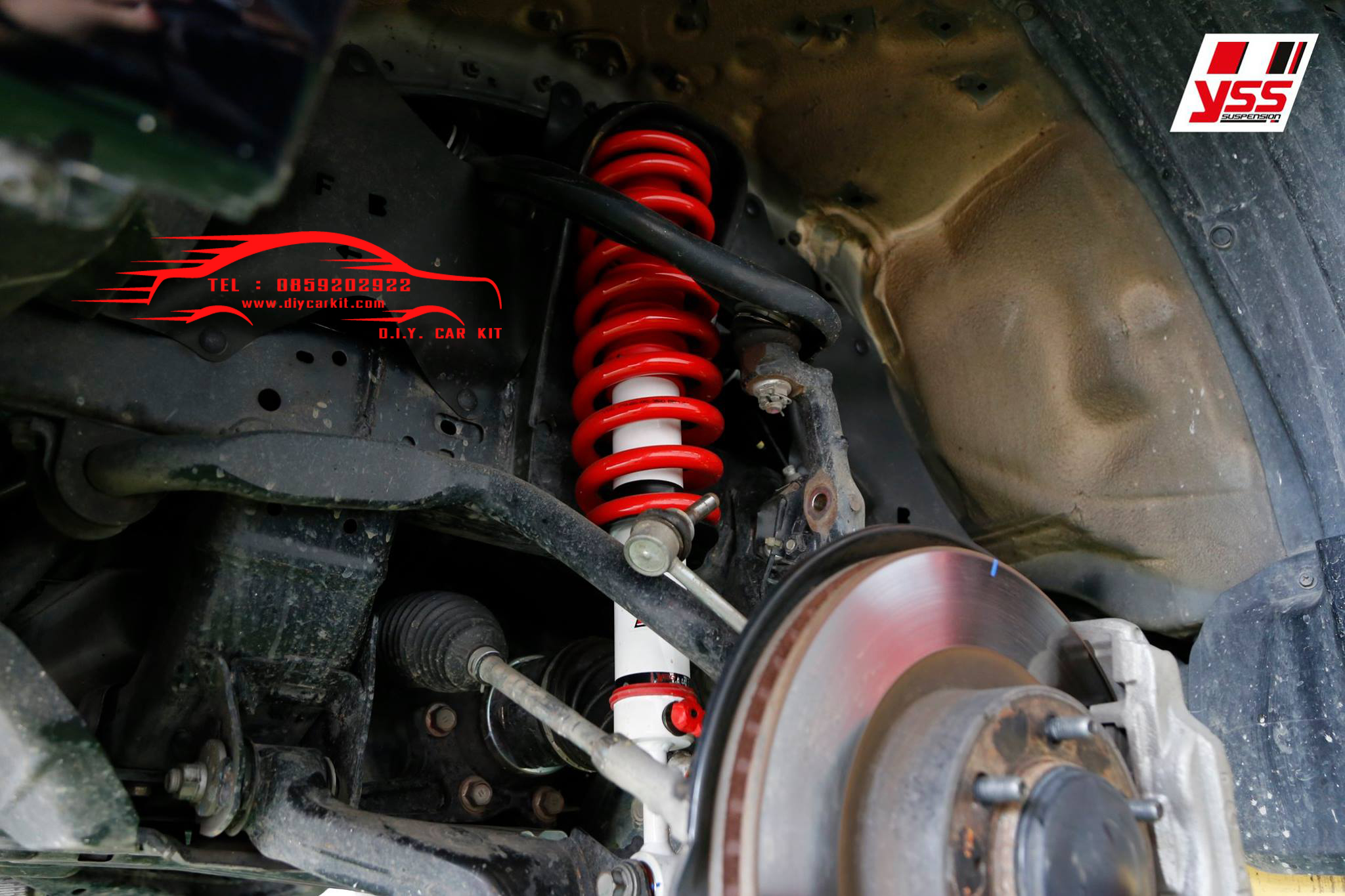 โช้คอัพ สปริงโหลดเตี้ย YSS รุ่น DTG Plus รถ Toyota All New Fortuner 15-24