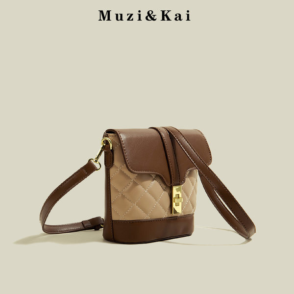 กระเป๋าสะพายข้างผู้หญิง กระเป๋าสะพายสไตล์เกาหลี By Muzi&Kai