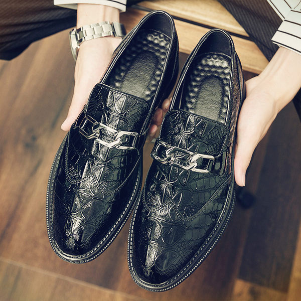รองเท้าหนังผู้ชาย มีไซส์39-44 รองเท้าโลฟเฟอร์ชาย Slip-On Shoes