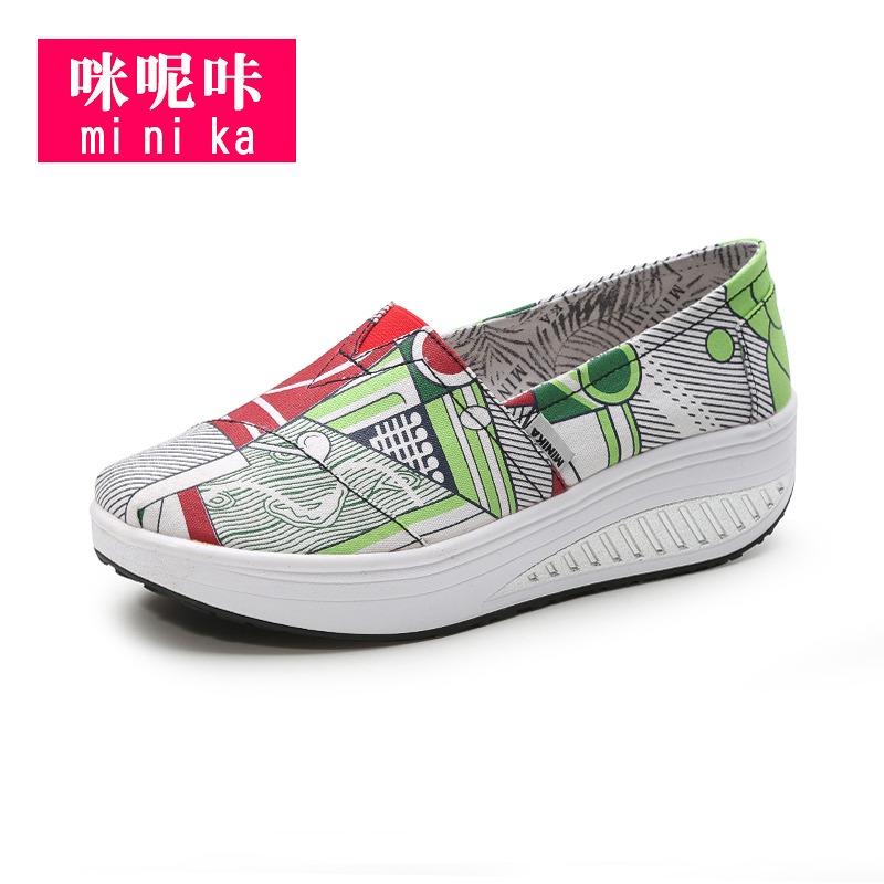 รองเท้าผ้าใบ รองเท้าลำลอง รองเท้าผ้าใบลำลอง รองเท้าแฟชั่นแบบสวม Slipper Shop